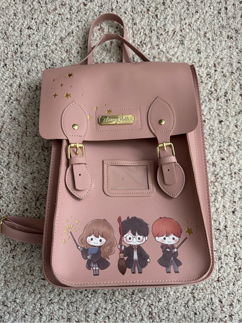 Harry Potter Pink Chibi Trio Backpack